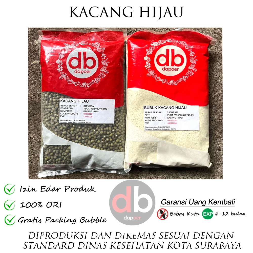 

Kacang Hijau Bubur 250gram