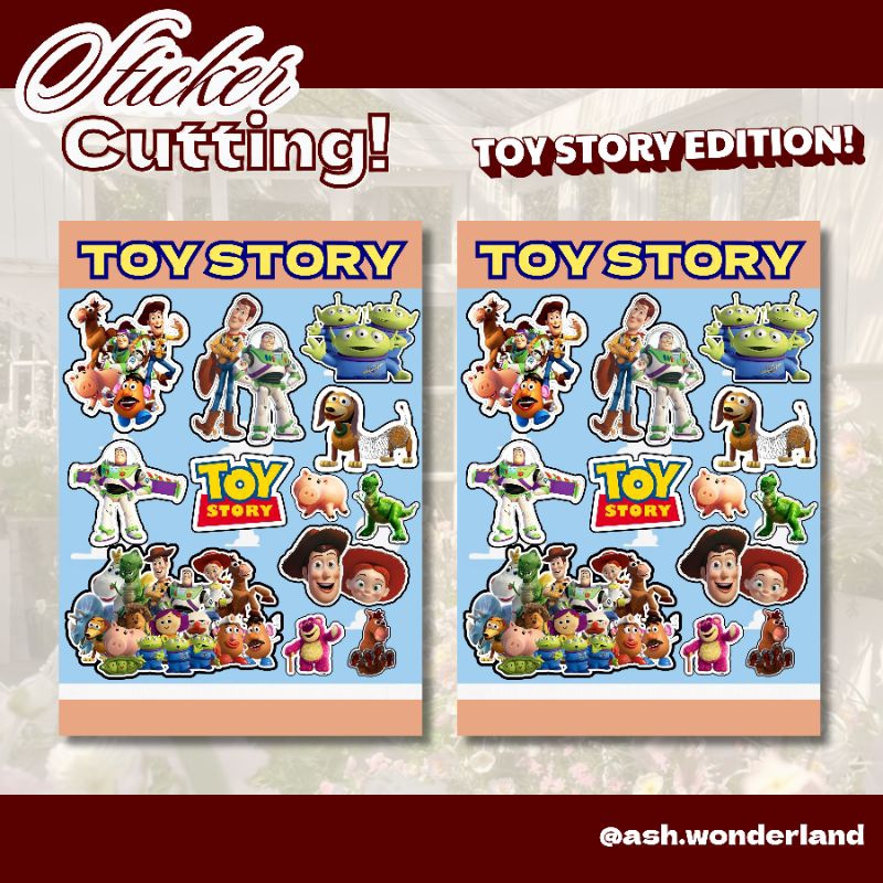 

Sticker Cutting!STICKER PACK- TOYS STORY EDITION!(READY STOCK!)