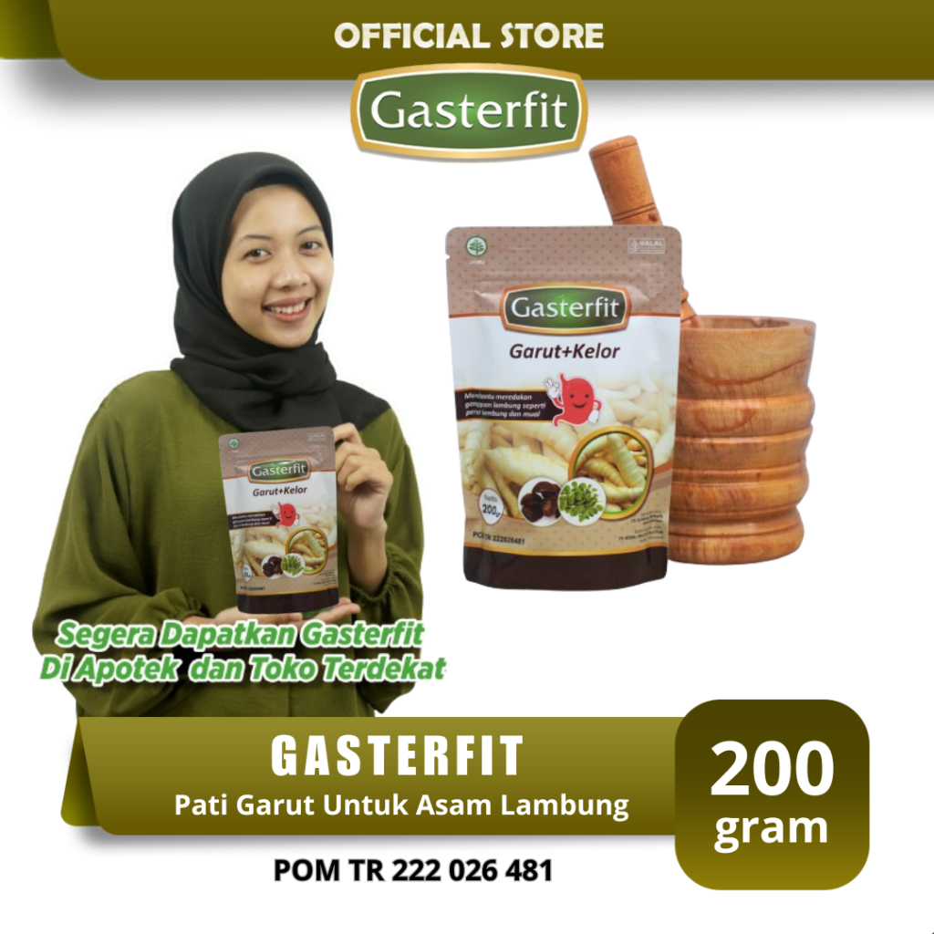 GASTERFIT | Jenang Hijau | Pati Garut | Asli 100% BPOM | Herbal Asam Lambung Ampuh
