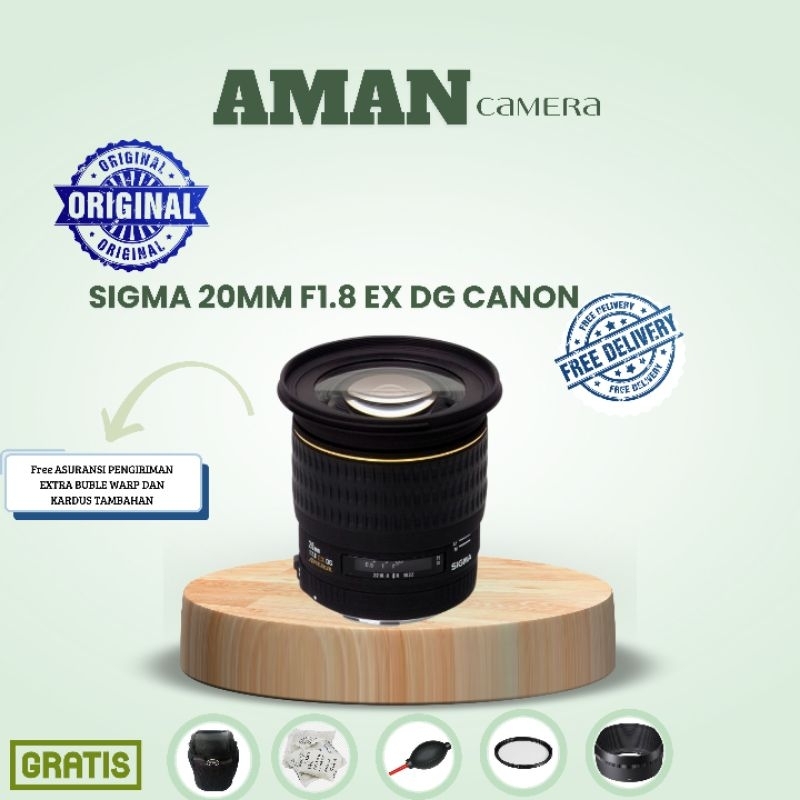 SIGMA 20MM EX DG F1.8 FOR CANON