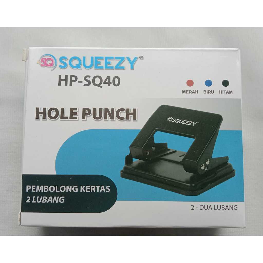

Pembolong Kertas Squeezy Nomor 40 SQ40