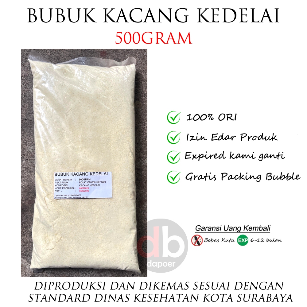 

Bubuk Kedelai 500gram Murni