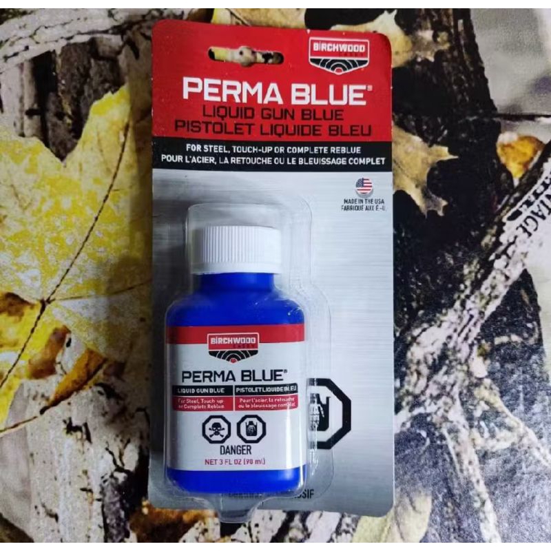 Permablue bronir instan oles penghitam baja besi perma blue bronir birchwood