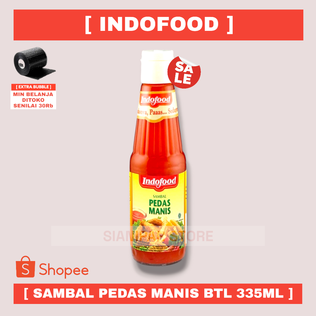 

INDOFOOD SAMBAL PEDAS MANIS BTL 335mL
