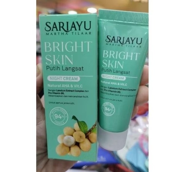 Night Cream putih langsat sariayu