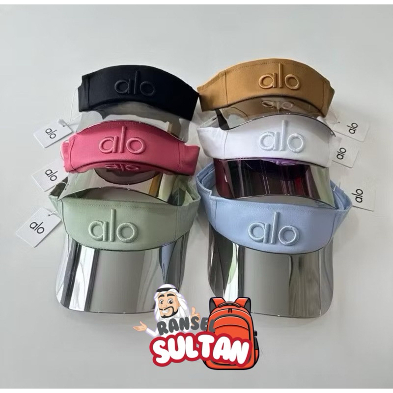 [COD & READY] Topi Alo Solar Visor Anti UV / Topi Yoga / Topi Golf / Topi Outdoor