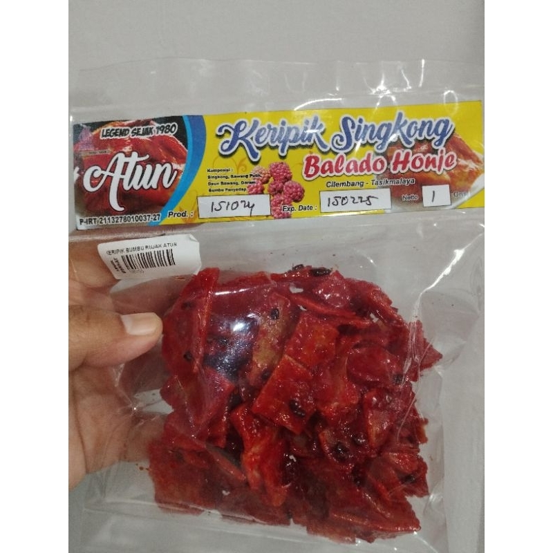 

Keripik Singkong Balado Honje