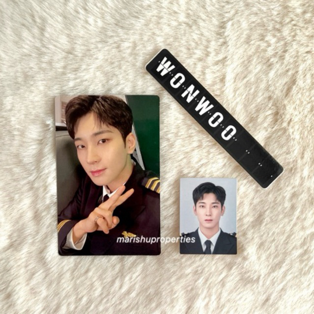 PHOTOCARD SEVENTEEN WONWOO PILOT SET