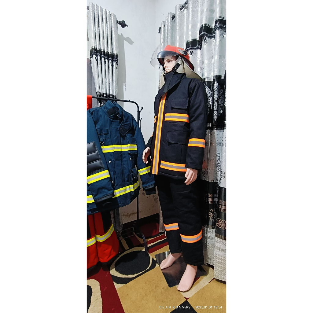 Jaket Pemadam Kebakaran / Fire Fighter / Jaket Safety / Fire Jacket / Anti Bara