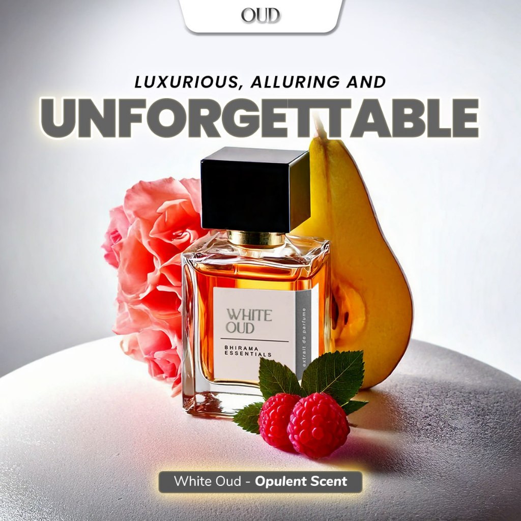 BHIRAMA Parfum Pria WHITE OUD Extrait De Parfum