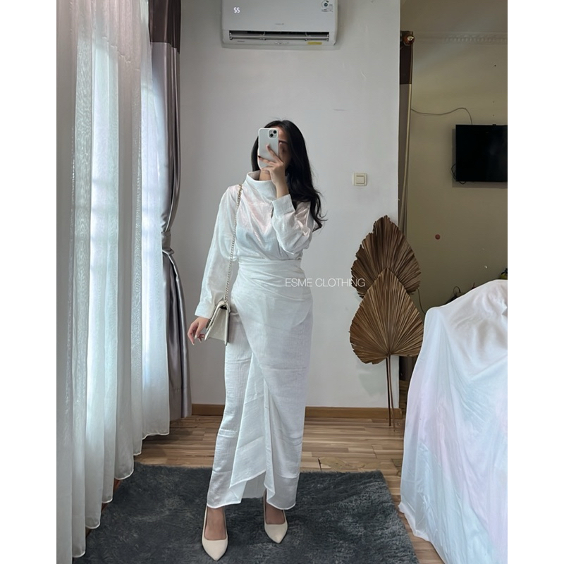 [ESME] Tiara set / Baju set wanita silk