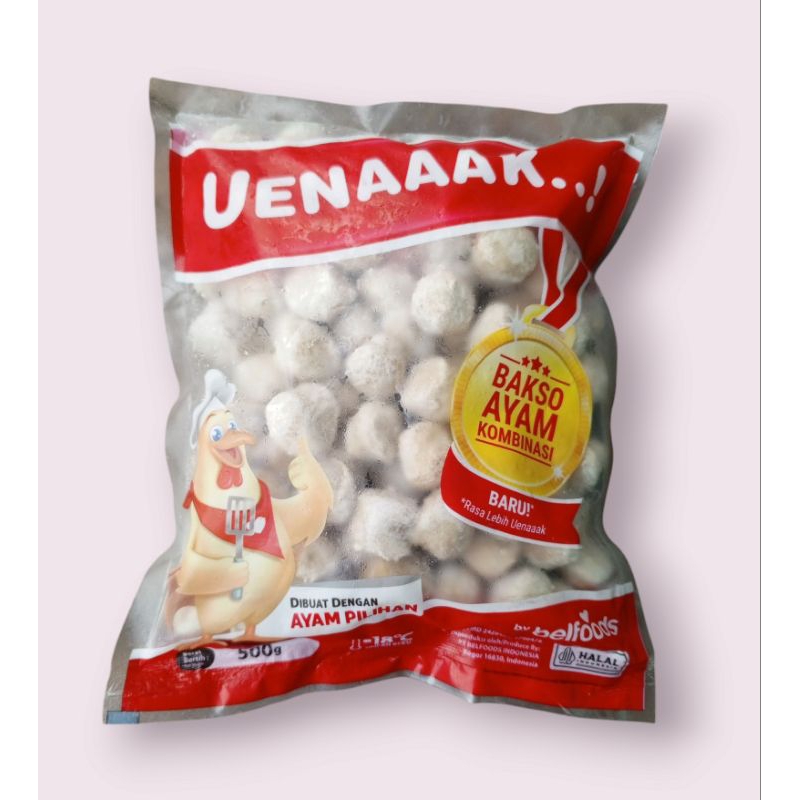 

Belfoods Bakso Ayam Mini isi 100 pcs kemasan 500 gram