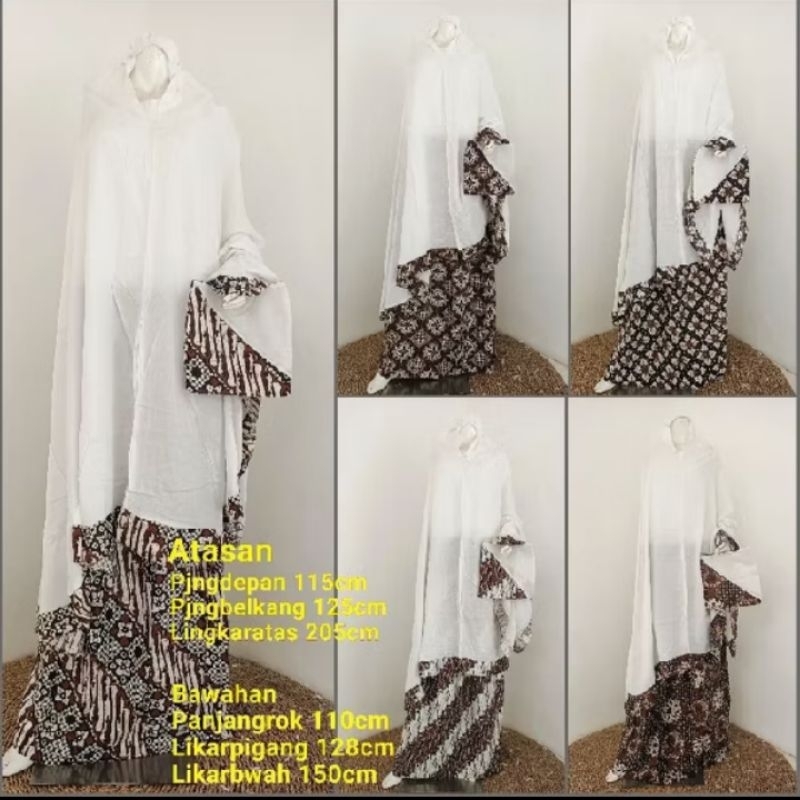 MUKENA BATIK JUMBO - MUKENA RAYON BATIK