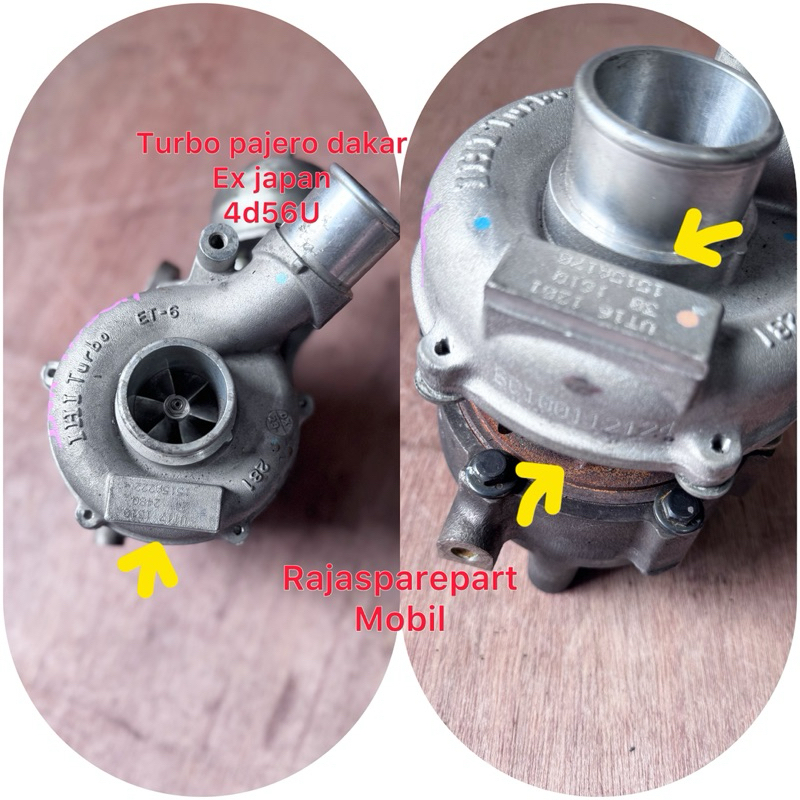 turbo pajero dakar / 4d56u original ex japan