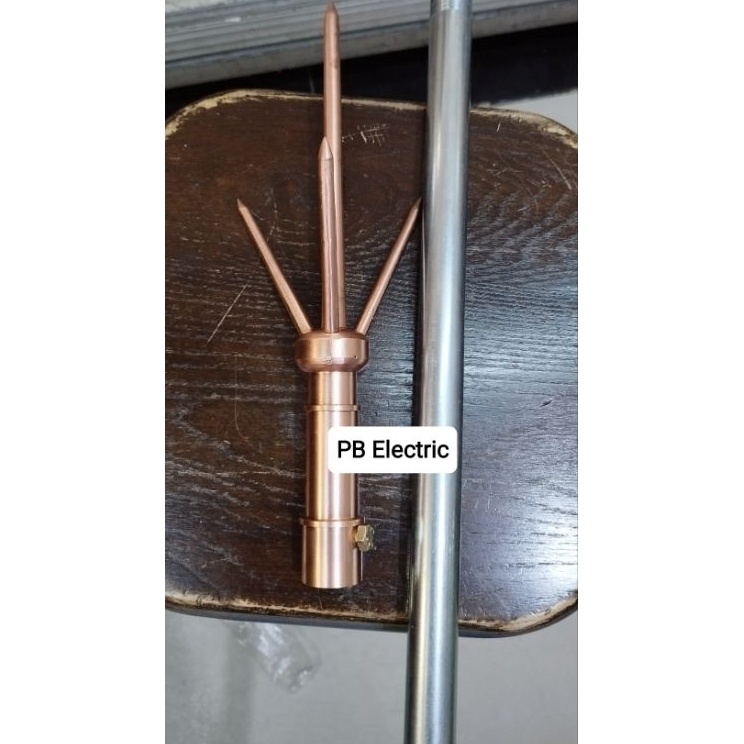 Promo Tombak Anti Petir Trisula  Penangkal Petir Trisula  Trisula Penangkal Petir