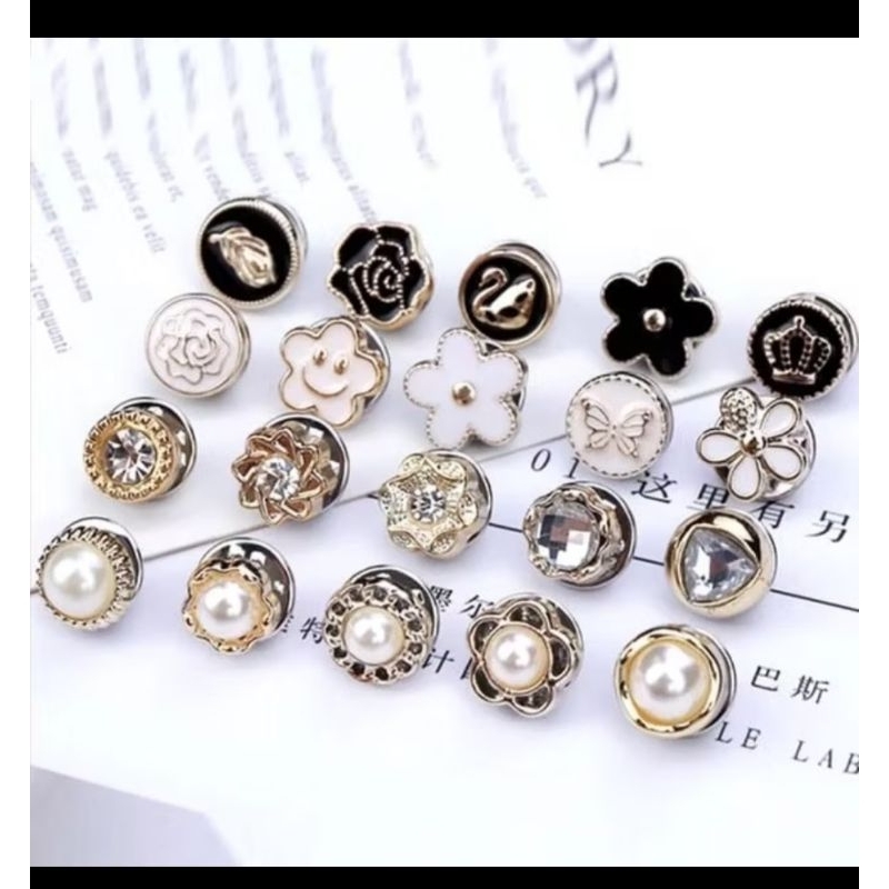 Bros Mini Pin Baju Aksesoris jilbab Bros Dagu Bros Baju Mini Aksesoris Fashion Wanita Korea