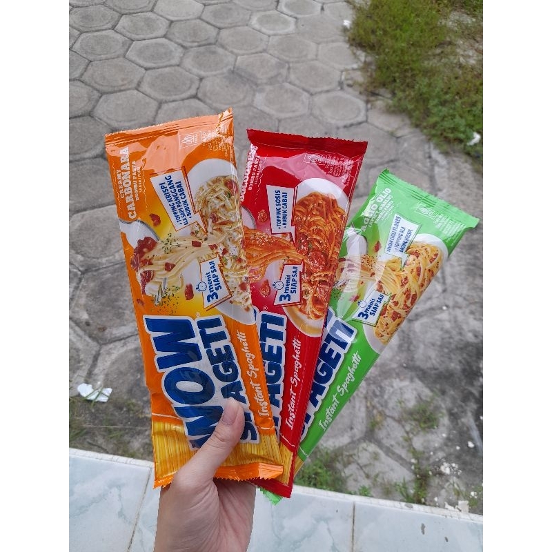 

WOW SPAGHETTI INSTAN CARBONARA BOLOGNESE AGLIO OLIO