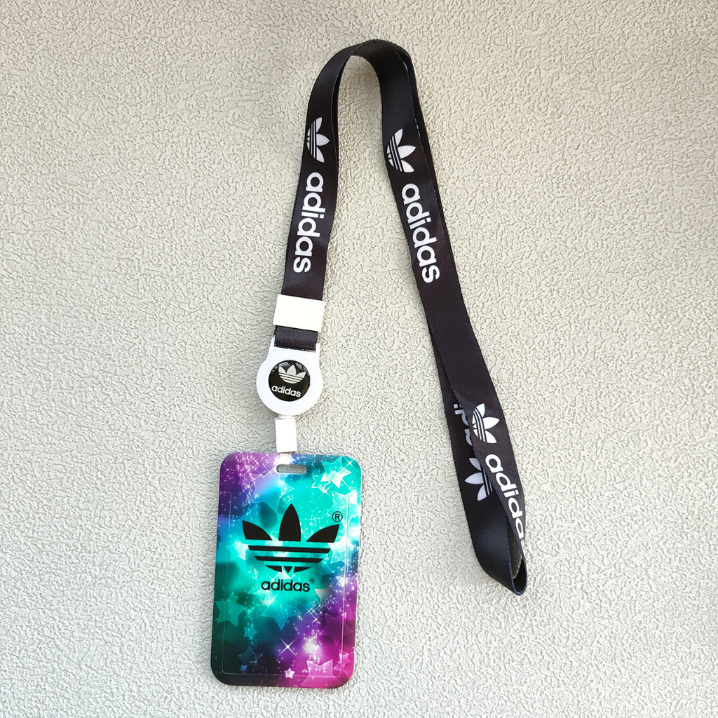 

ATH Lanyard Fashion Nike Adidas The North Face Tempat Kartu ID & IC dengan Tali Panjang Easy-Pull