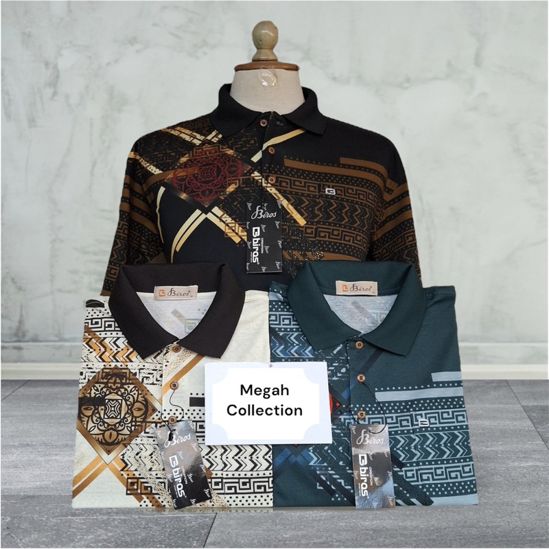 Kaos Kerah Premium Merek Biros 100% Original Bahan Premium