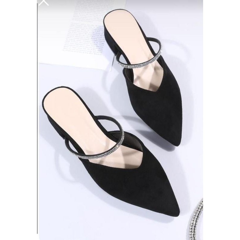 sandal~heels~wanita~cantik~moderen~heels~tahu~5,cm