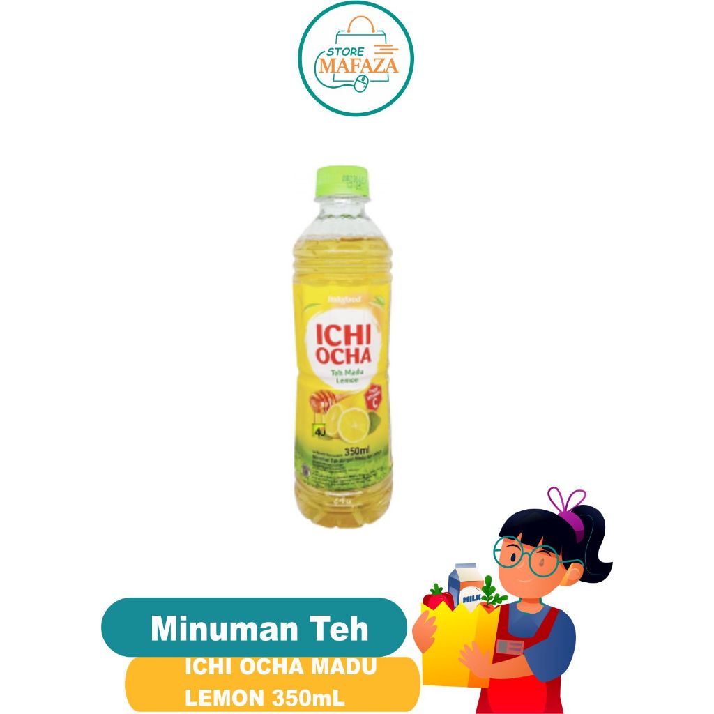 

ICHI OCHA MINUMAN TEH MADU LEMON CARTON ISI 24 BTL 350mL