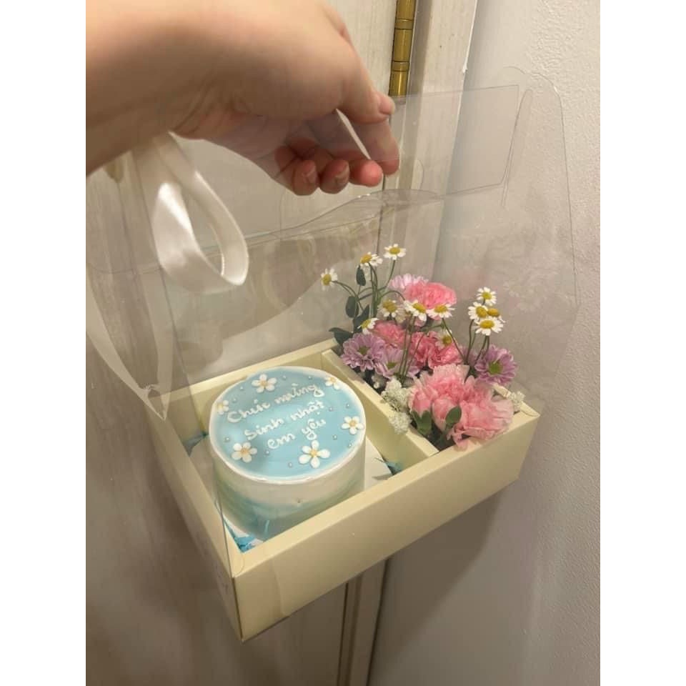 

TRANSPARANT PORTABLE FLOWER BOX | KOTAK BUNGA KUE