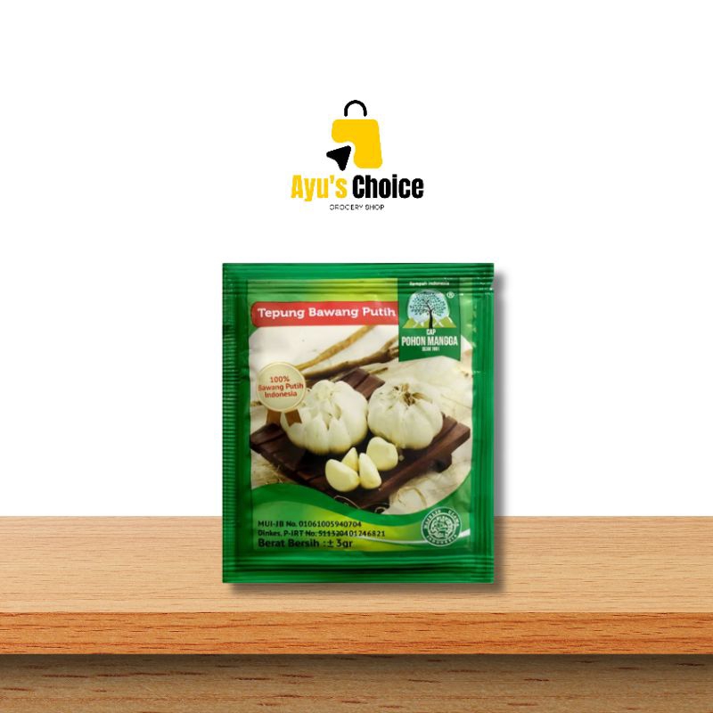 

TEPUNG BAWANG PUTIH SACHET