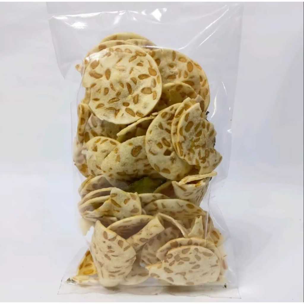 

Kripik Tempe Sagu Rasa Original Renyah Lezat Gurih kemasan 500gr