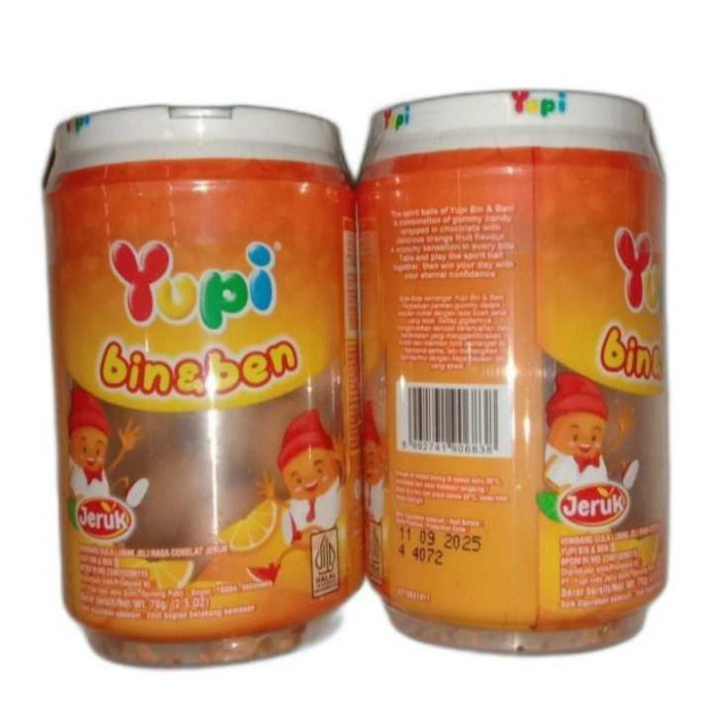 

Yupi Bin & Ben 70gr, Yupi Calci Bean 70gr