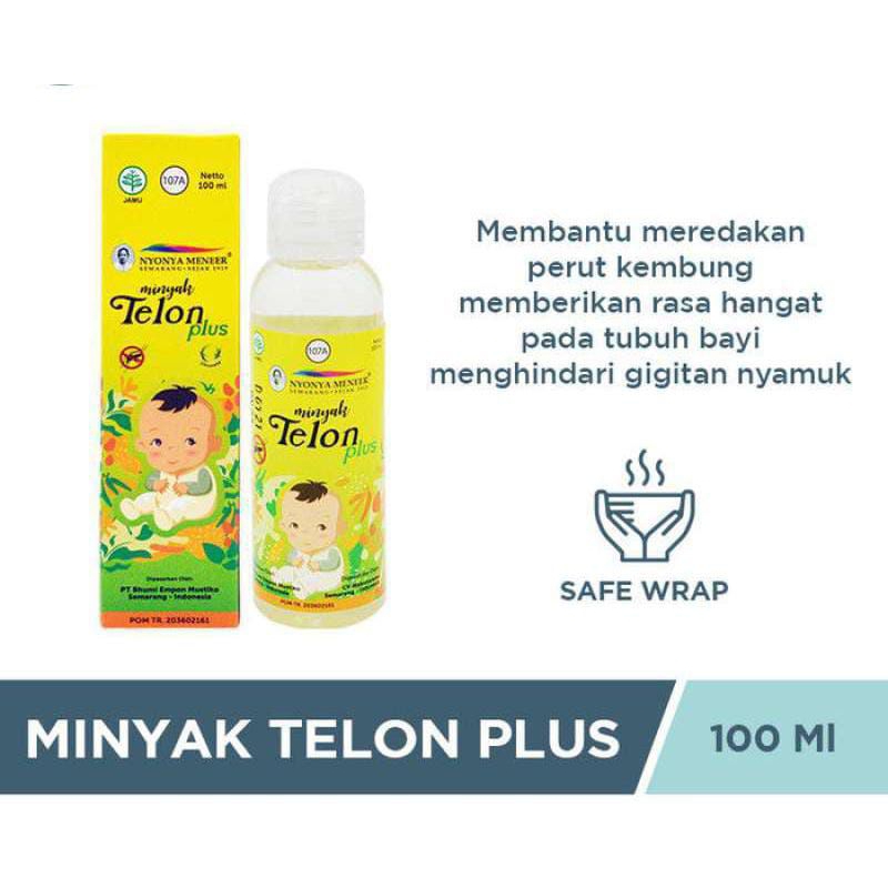 {DISKON 35%} ORIGINAL Minyak Telon Nyonya Meneer Plus Citronella 100 mL