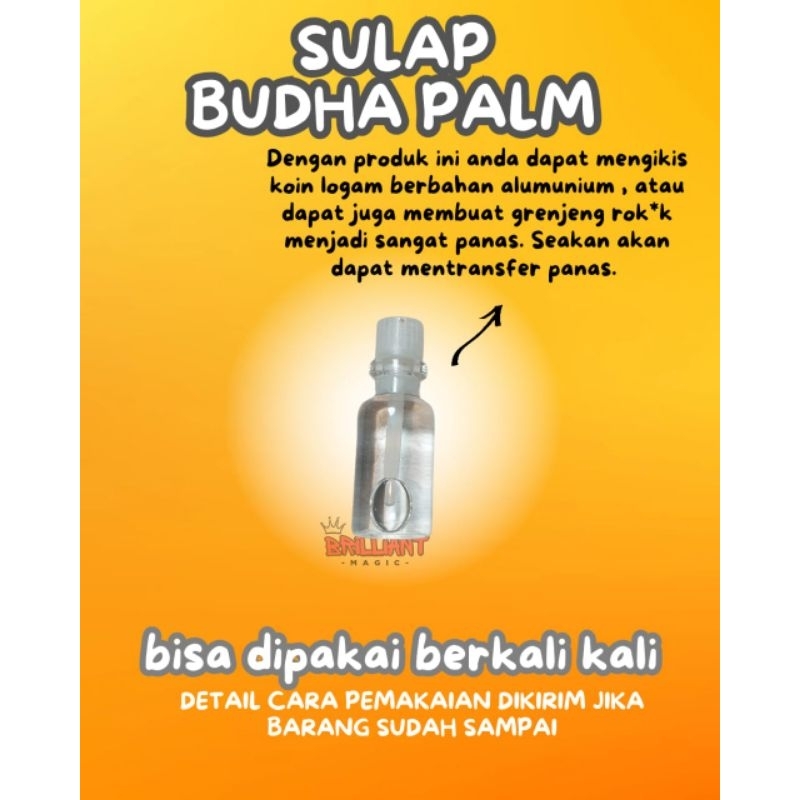 BUDHA PALM - SULAP PRADA - SULAP PELEBUR LOGAM