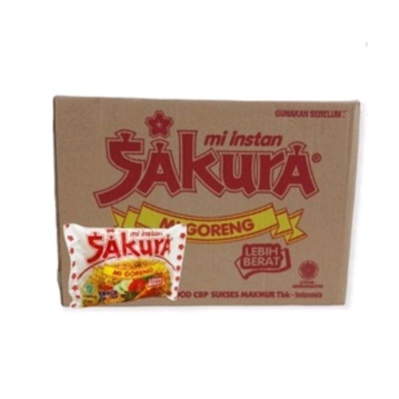 

Mie Goreng Instan Sakura / Kardus Isi 40