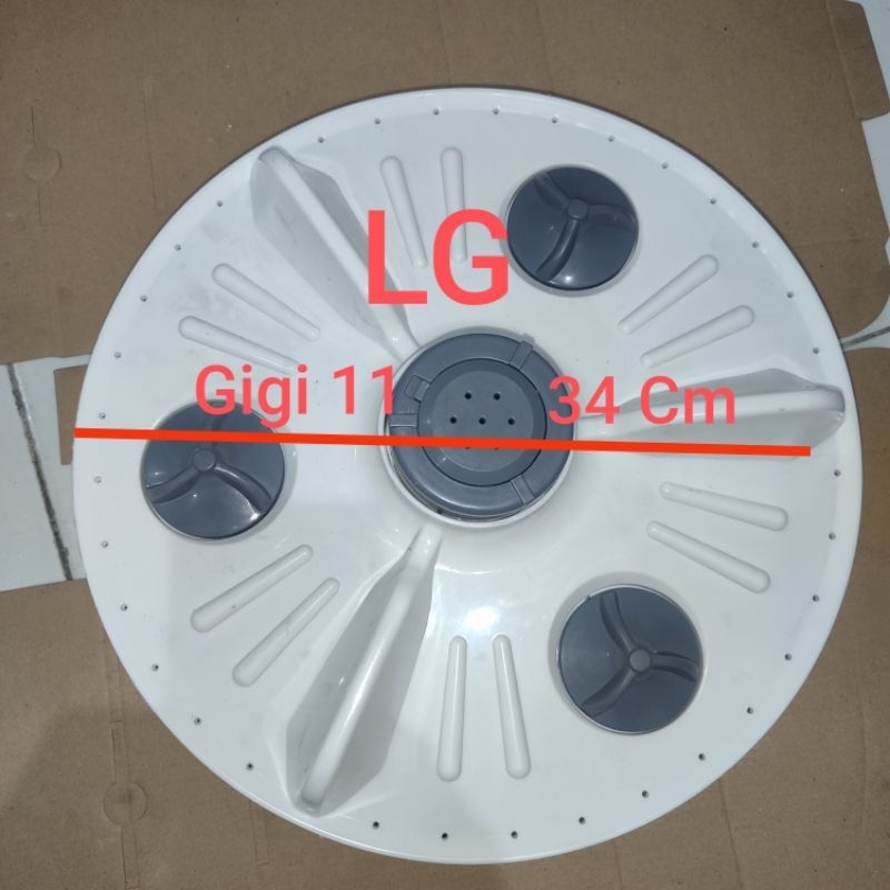 Pulsator mesin cuci Lg Grigi 11 Top loading WF-L800TC