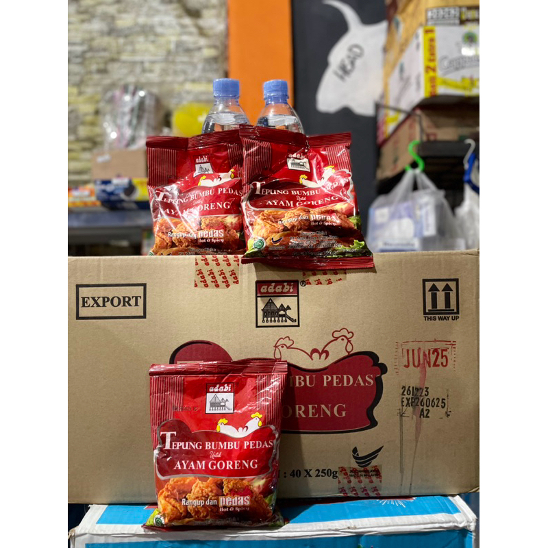 

ADABI TEPUNG AYAM GORENG CRISPY PEDAS 250 gram