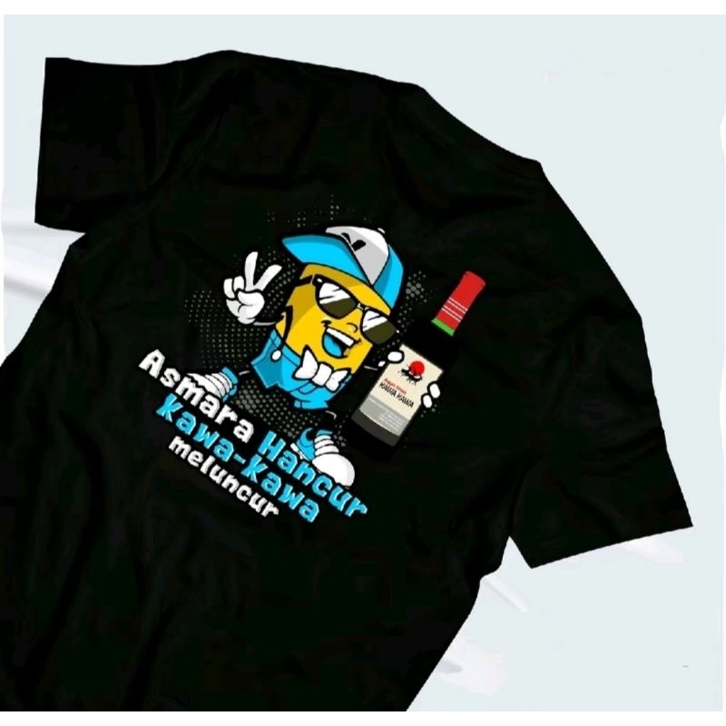 Kaos Kawa Kawa Meluncur -Free Stiker