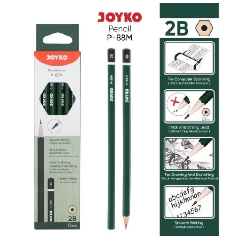 

Pencil Joyko 2B Green