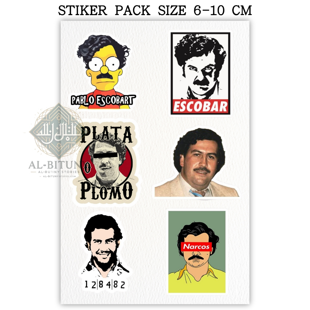 

Sticker Pack Aesthetic Pablo Escobar – Ukuran 6-8 cm | Stiker Waterproof & High Quality
