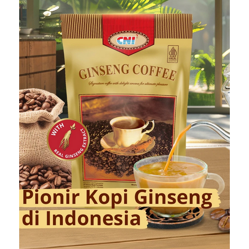 

CNI Ginseng Coffee Isi 20 Sachet