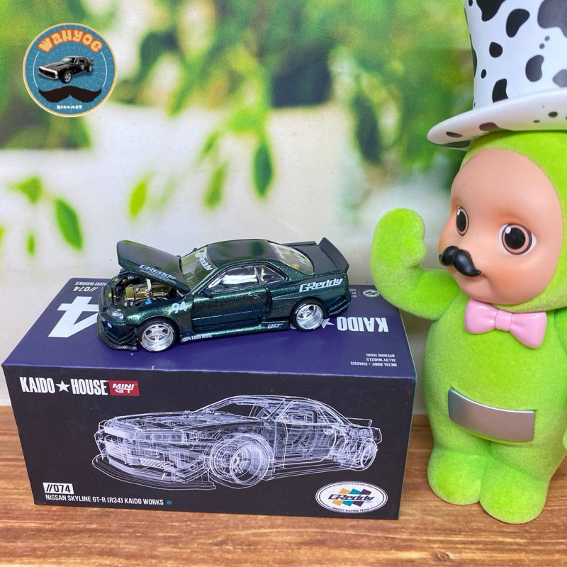 kaido house nissan skyline gtr r34 hijau