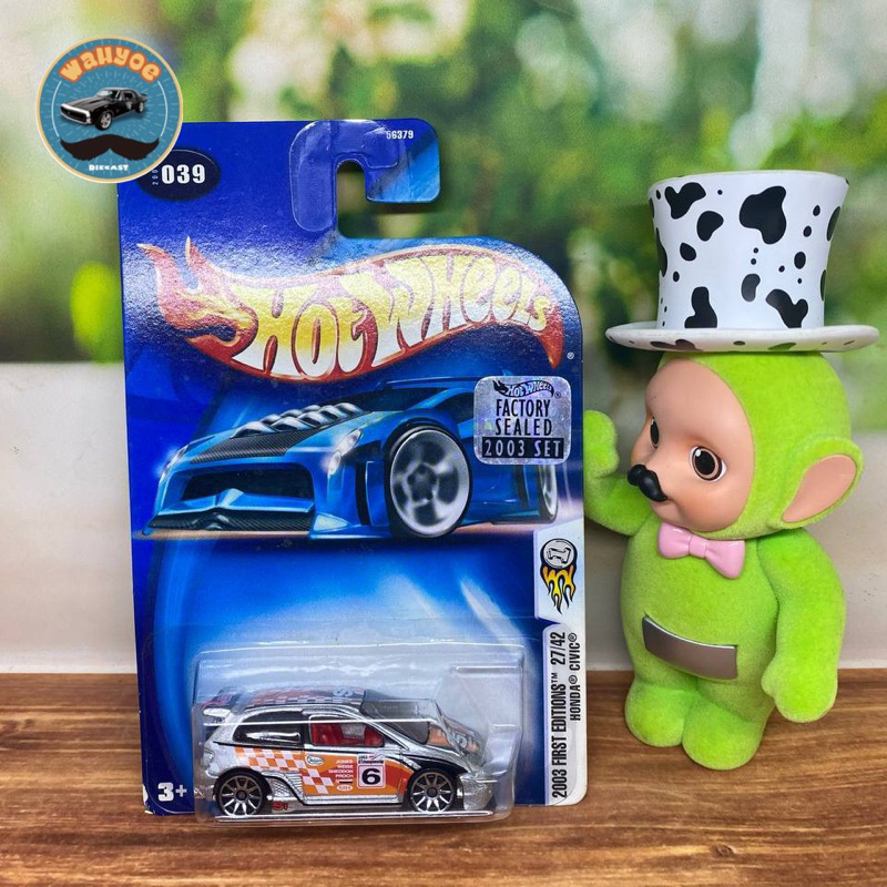 hot wheels blue card honda civic type r