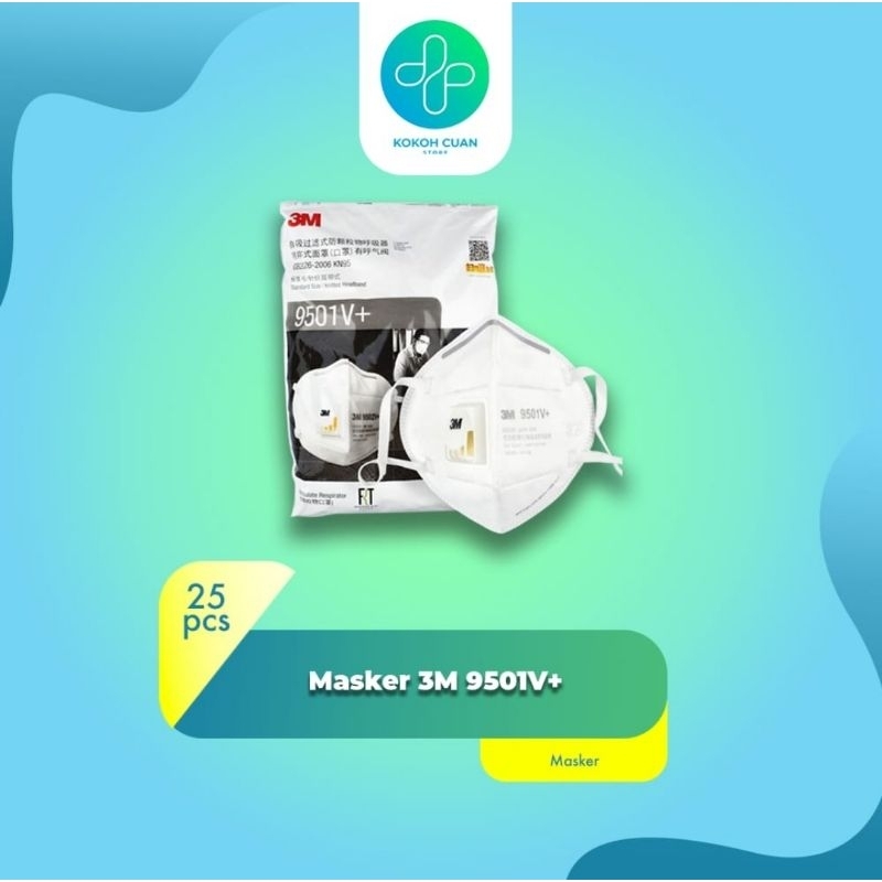 9501V+ KN95 Isi Masker 3M 9501V+ KN95 isi 25 pcs Anti Debu Virus