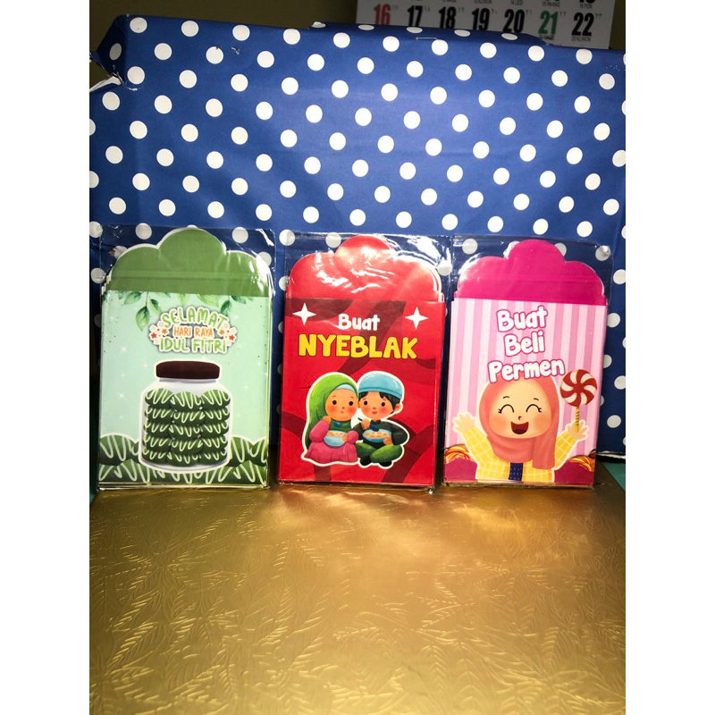 

Amplop lebaran medium isi 10 lembarx 3 = 30 lembar