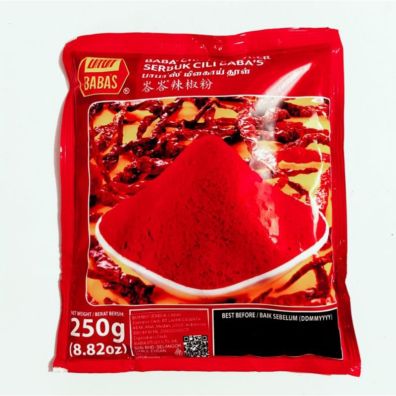 

BABA CHILLI POWDER 250gr 05.2026
