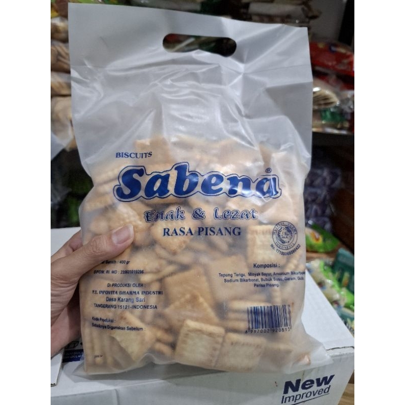 

Sabena biskuit rasa pisang // 400 gr