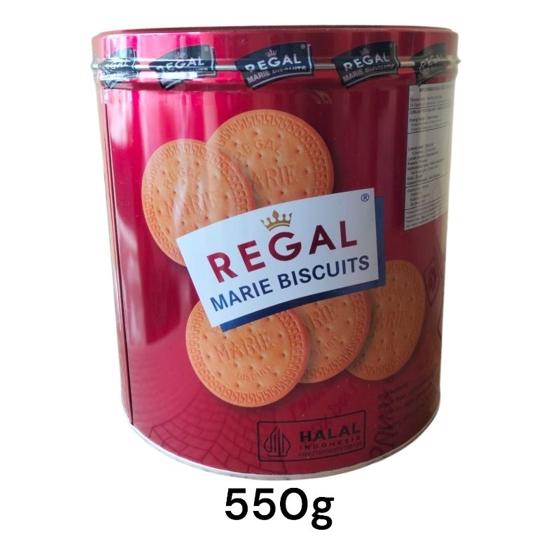 

regal biskuit marie kaleng 550g