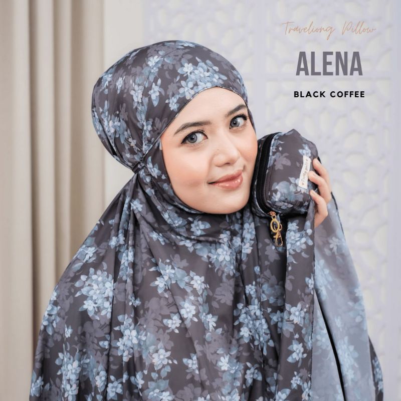 mukena traveling dewsa alena tas mini//mukena traveling parasut korea tas pillow
