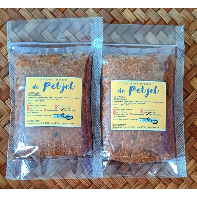 

1 kg Sambal Pecel de Petjel rasa khas Telaga Sarangan