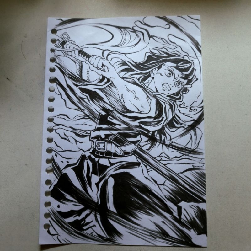

gambar sketsa muichiro tokito demon slayer A5