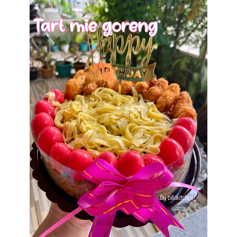 

mie goreng tart / mie goreng ultah