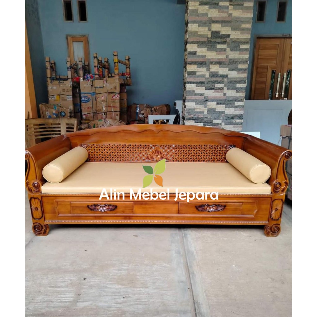 Bale Bale minimalis kayu jati, Kursi bale bale, Bangku bale bale, Kursi santai